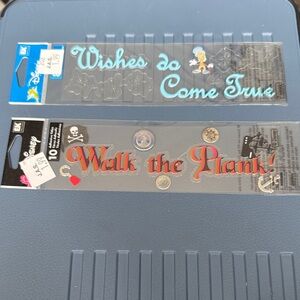 Disney Blue and Red Sticker Duo